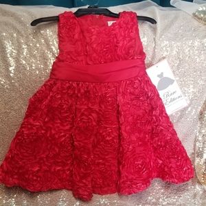 Red toddler dress